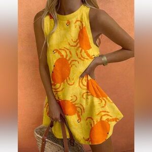 Like new, A Line Mini crab dress size 6 M - so cute for spring!